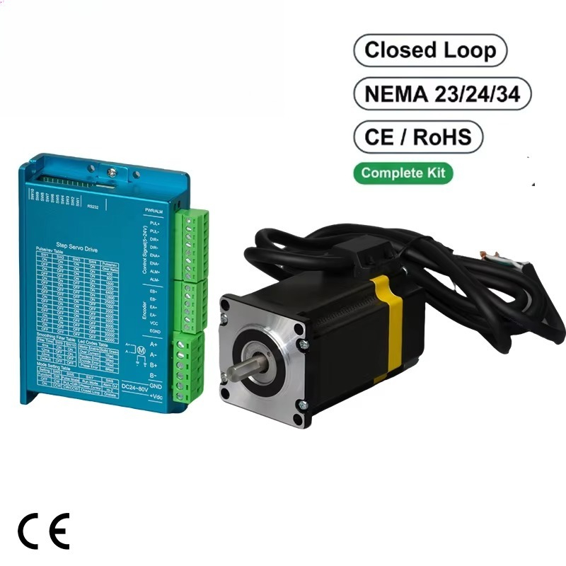 NEMA 23, 24, 34 클로즈드 루프 스테퍼 모터 - Nema 23 Closed Loop Stepper Motor Driver Kit 리뷰 및 가격